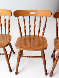 vintage pub style dining chairs set of 4