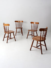 vintage pub style dining chairs set of 4