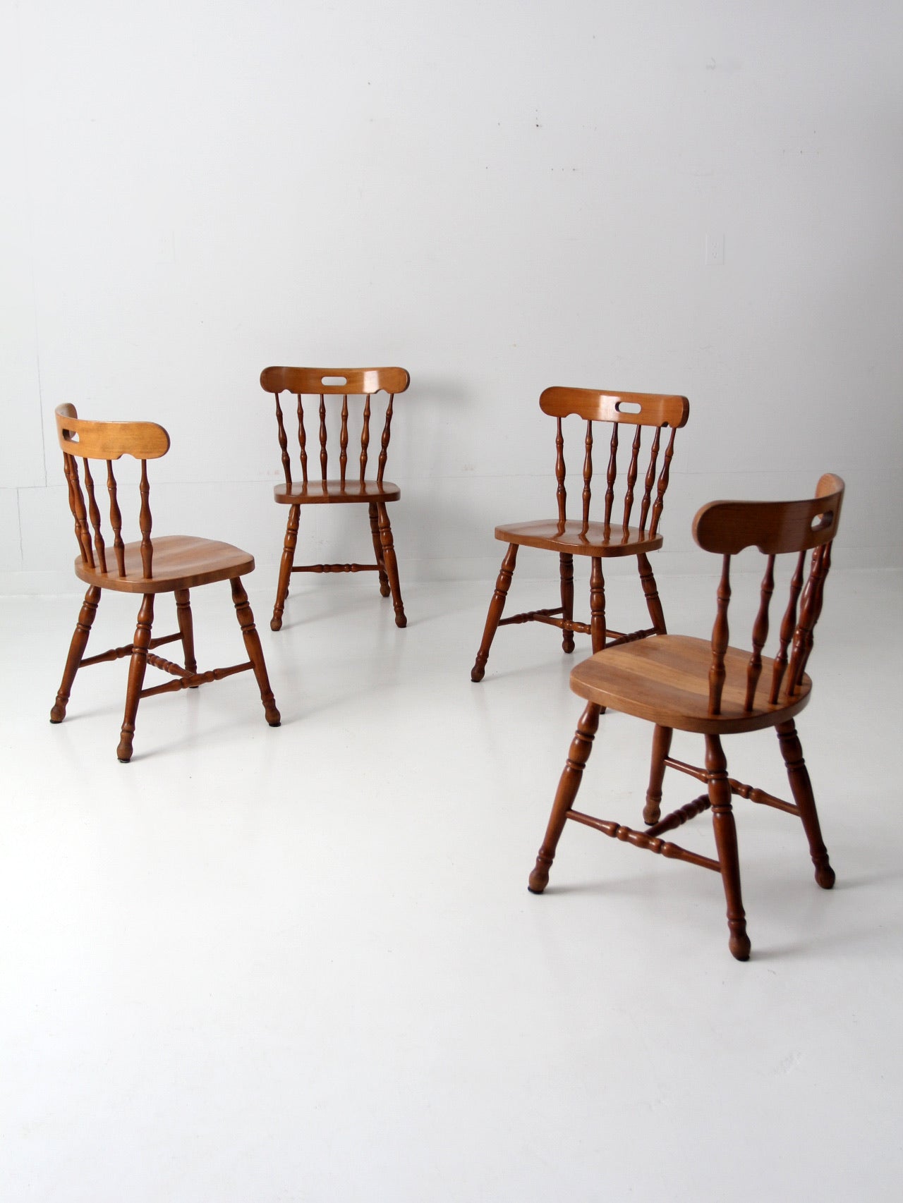 vintage pub style dining chairs set of 4