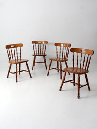 vintage pub style dining chairs set of 4