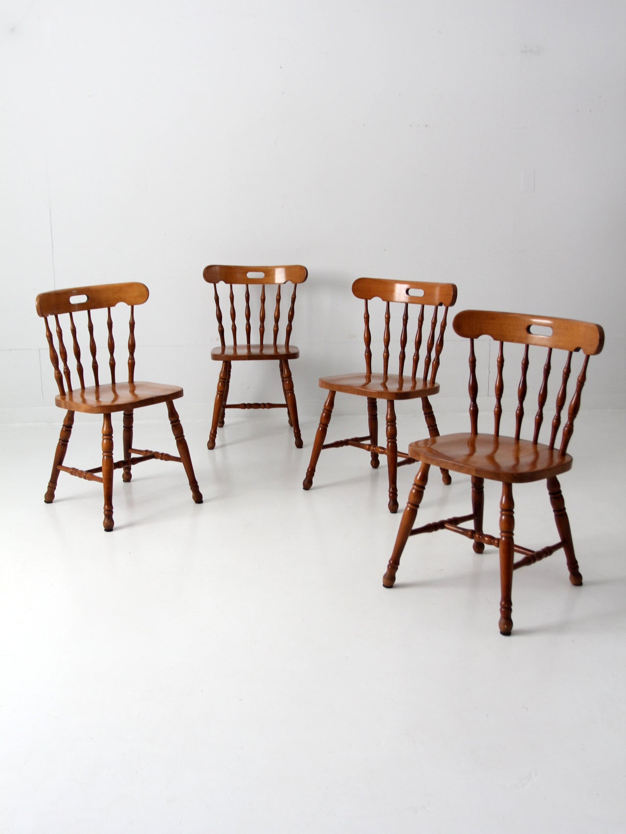 vintage pub style dining chairs set of 4