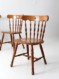 vintage pub style dining chairs set of 4