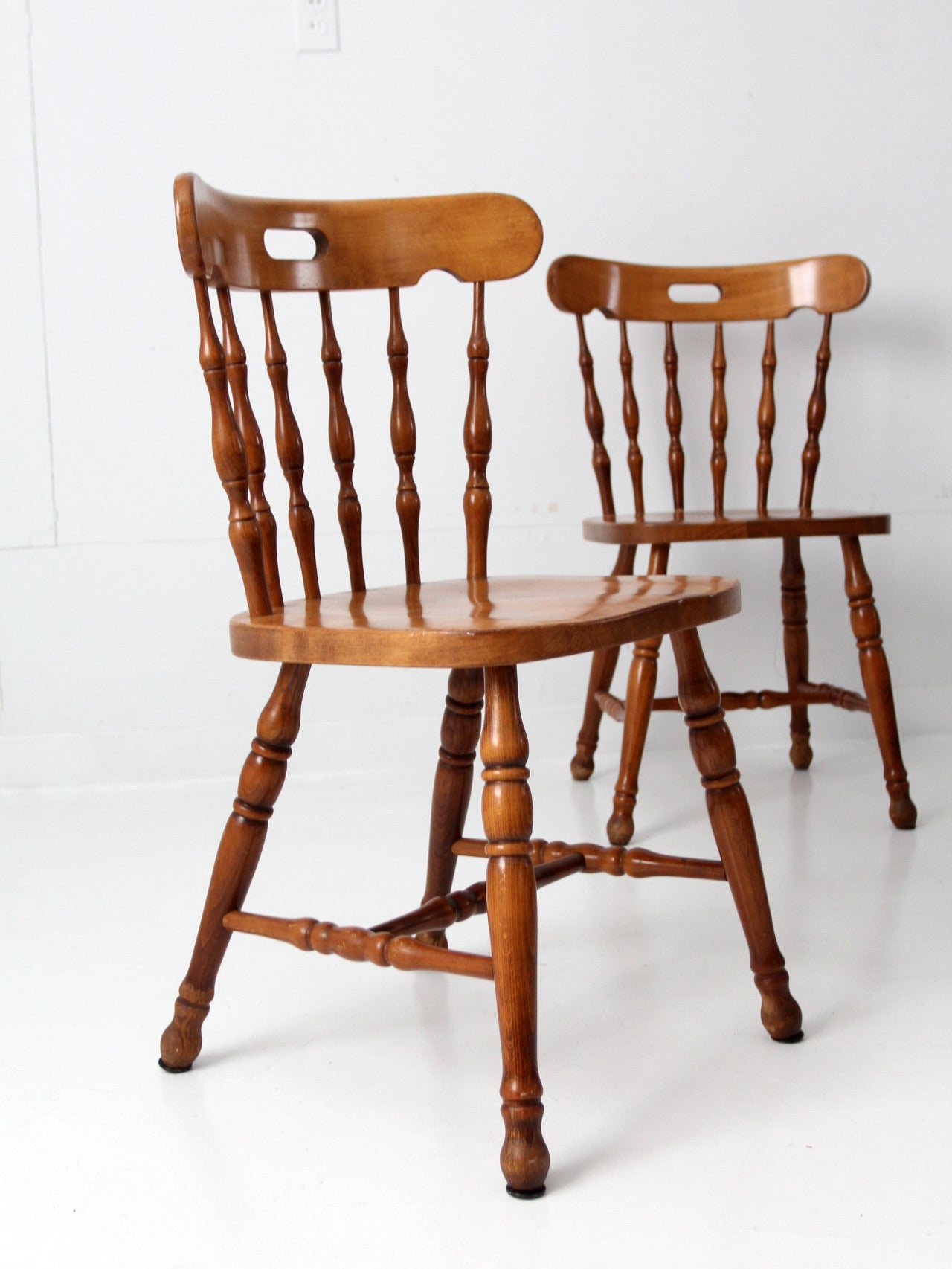 vintage pub style dining chairs set of 4