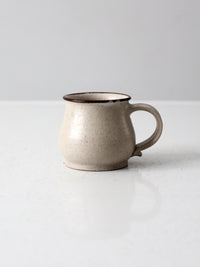 vintage studio pottery mug