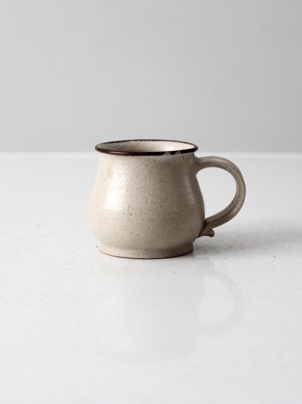 vintage studio pottery mug