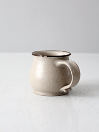 vintage studio pottery mug