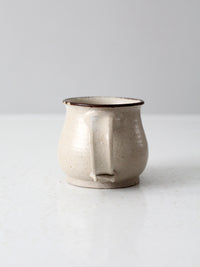vintage studio pottery mug