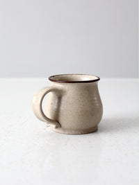 vintage studio pottery mug