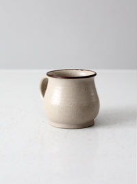 vintage studio pottery mug