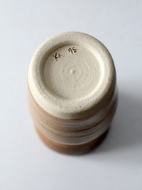 vintage studio pottery vase