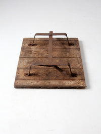 antique primitive silo door