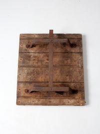 antique primitive silo door