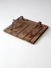 antique primitive silo door