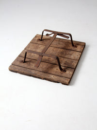 antique primitive silo door