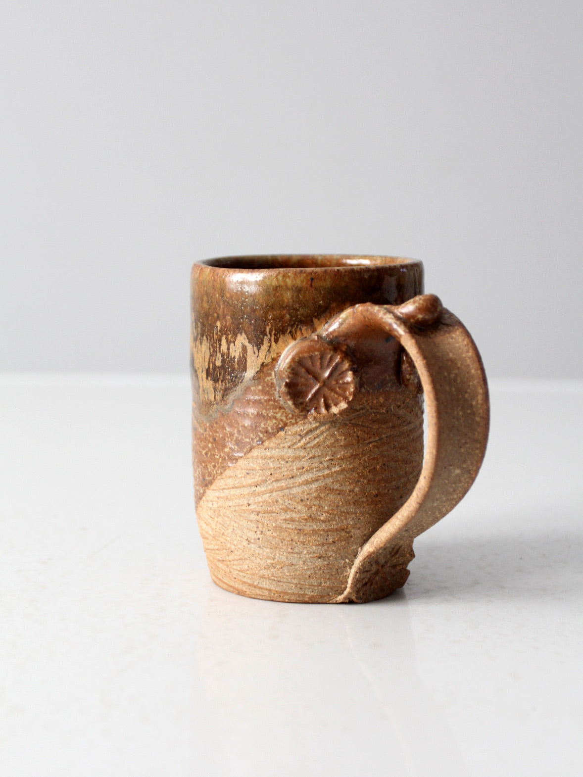 vintage studio pottery mug