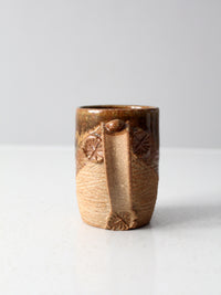 vintage studio pottery mug