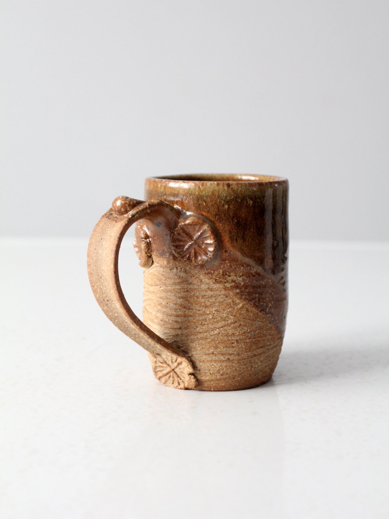 vintage studio pottery mug