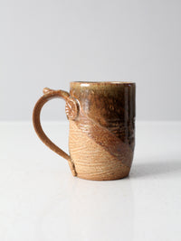 vintage studio pottery mug