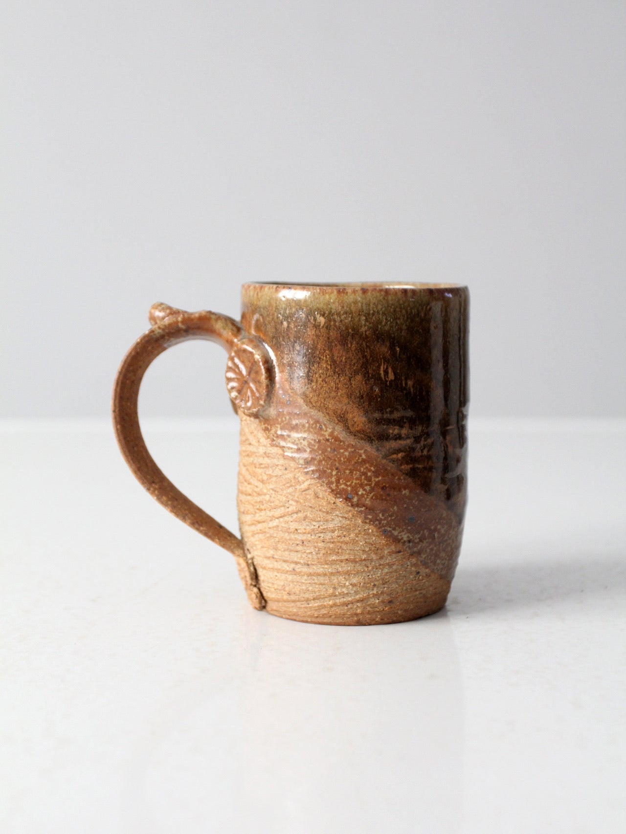 vintage studio pottery mug