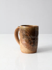 vintage studio pottery mug