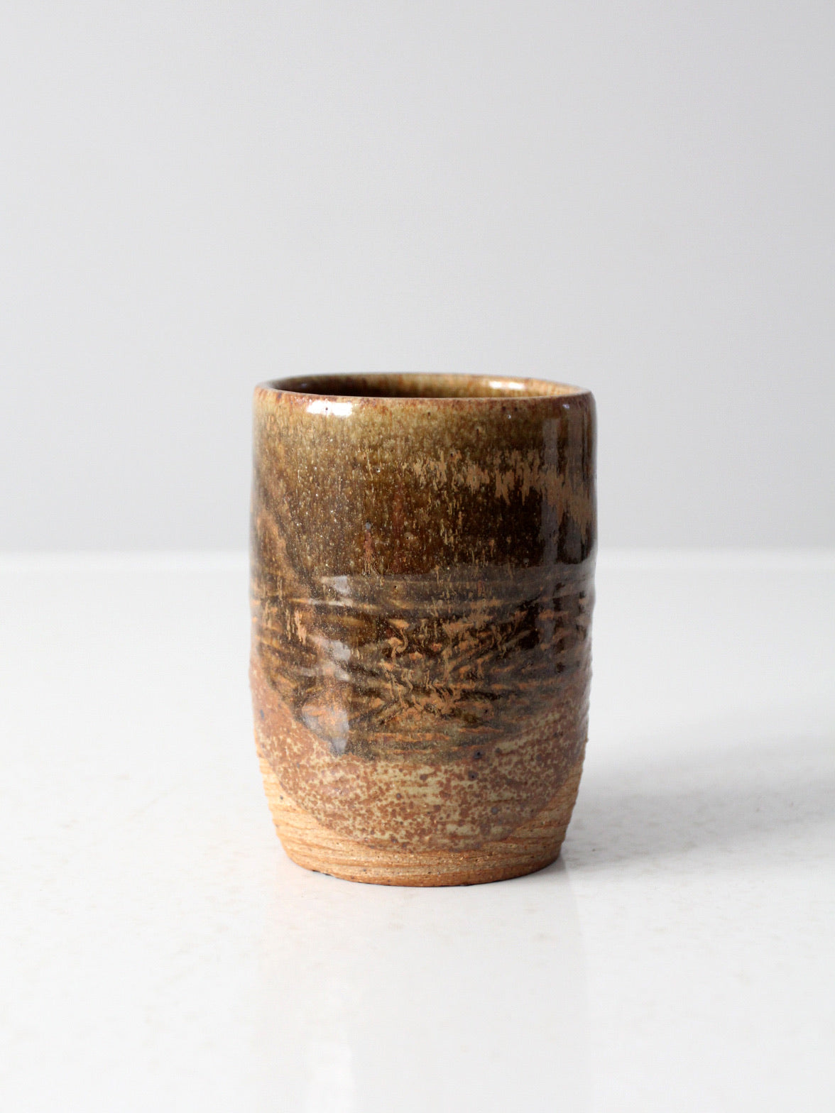 vintage studio pottery mug
