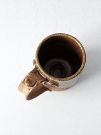 vintage studio pottery mug