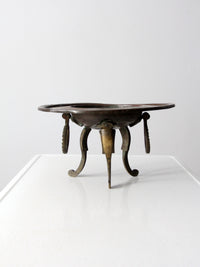 antique copper and brass brazier