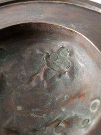 antique copper and brass brazier