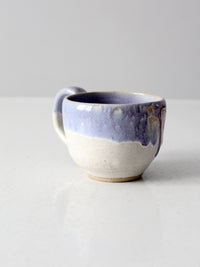 vintage studio pottery mug
