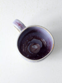 vintage studio pottery mug