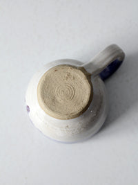 vintage studio pottery mug