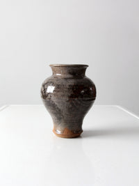 vintage studio pottery vase ca 1975