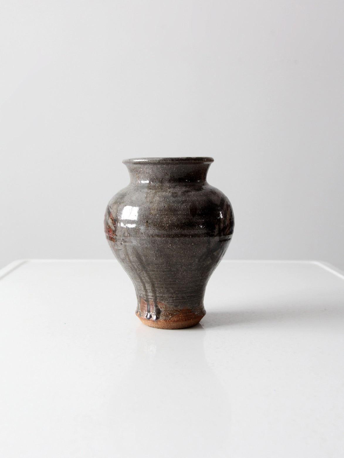 vintage studio pottery vase ca 1975