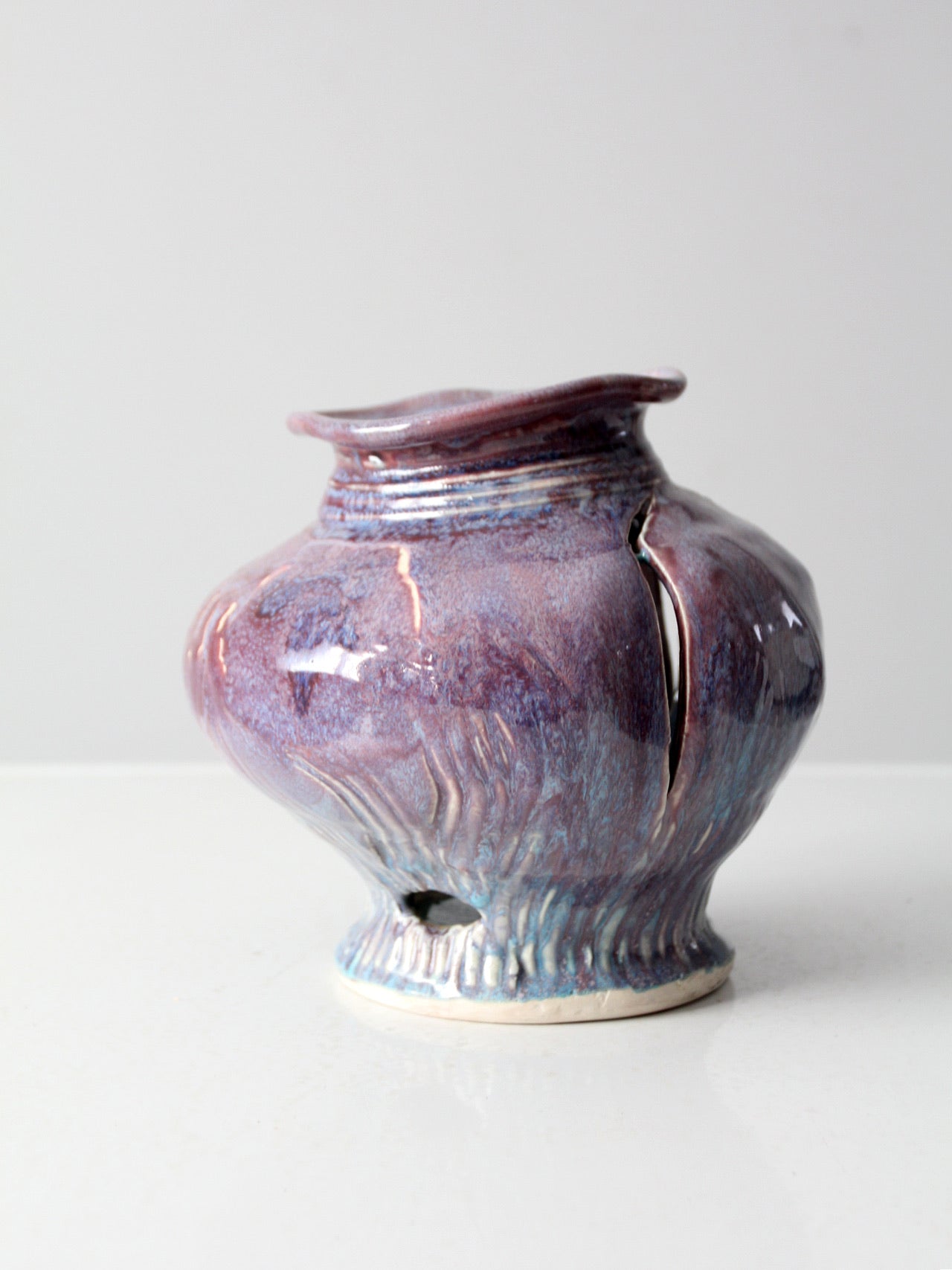 vintage abstract studio pottery vase