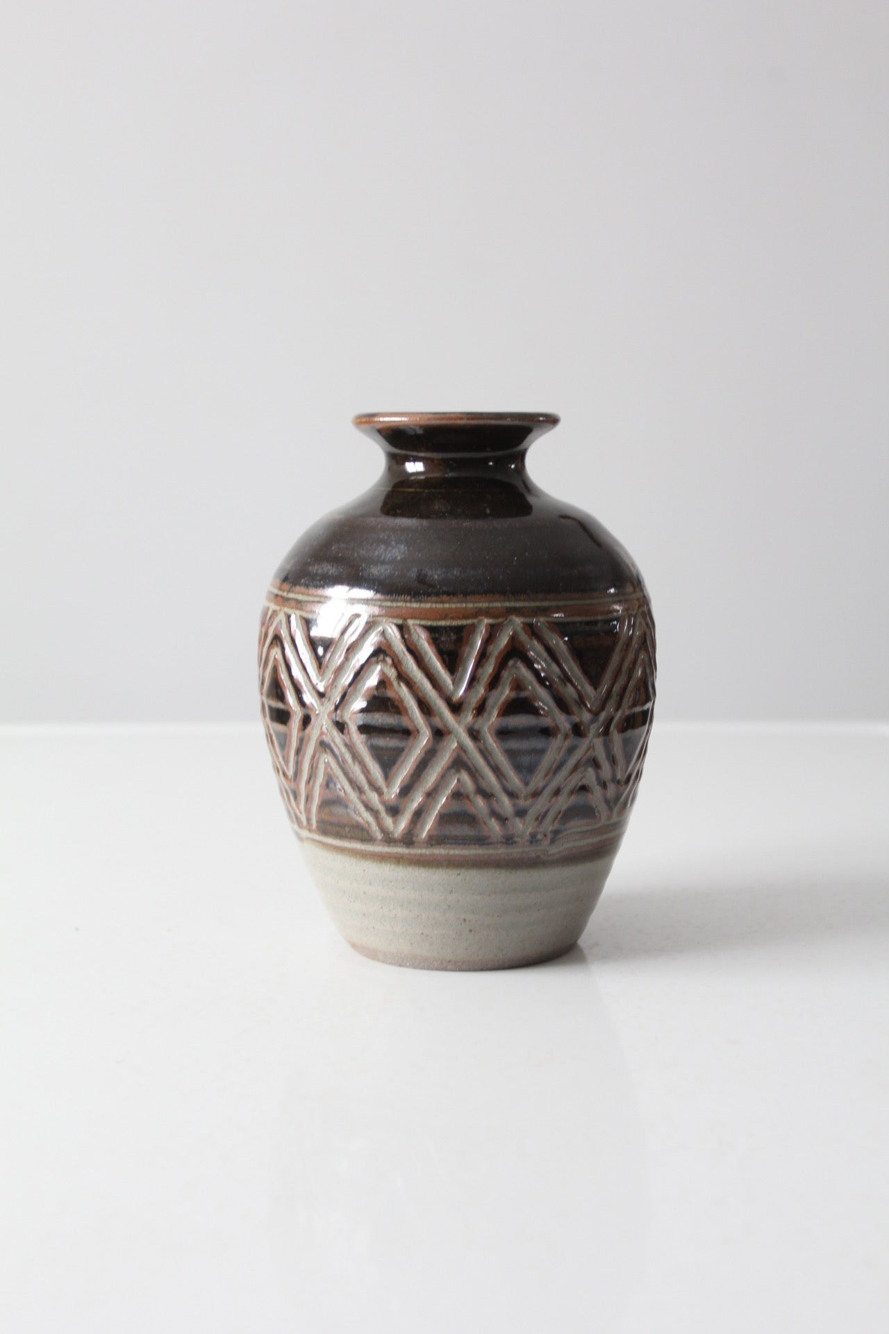 vintage studio pottery vase