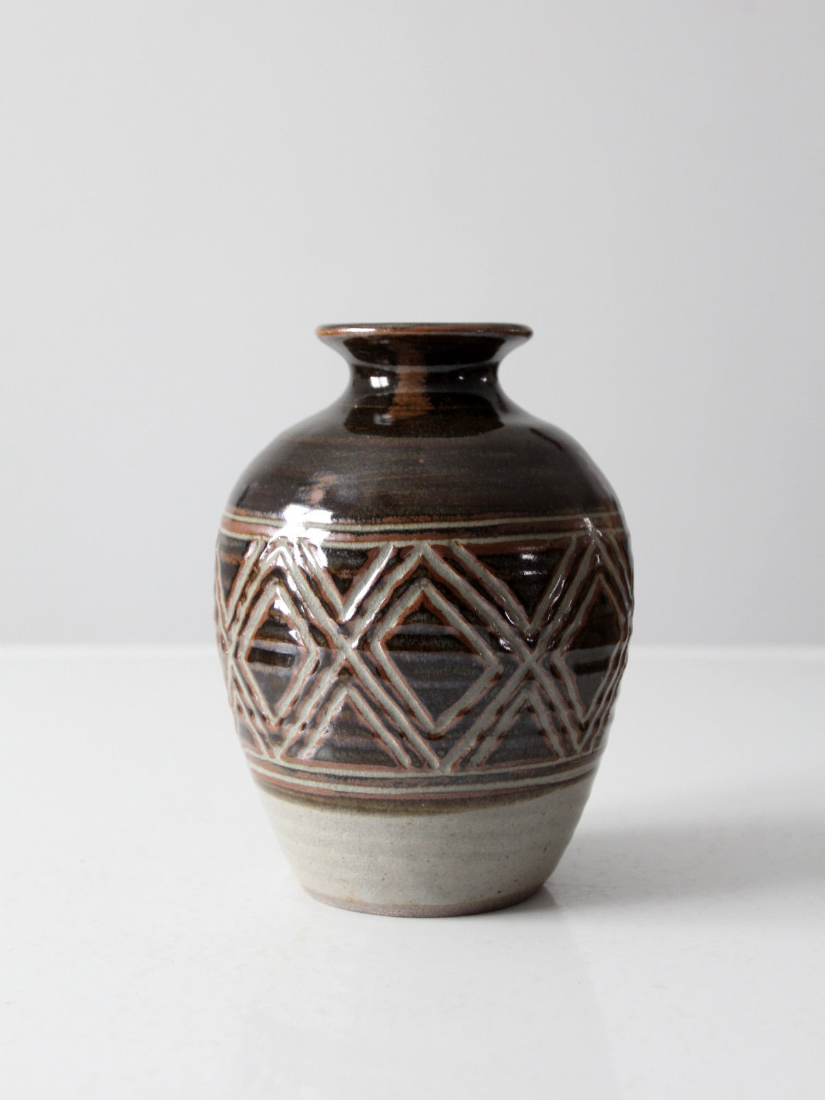 vintage studio pottery vase