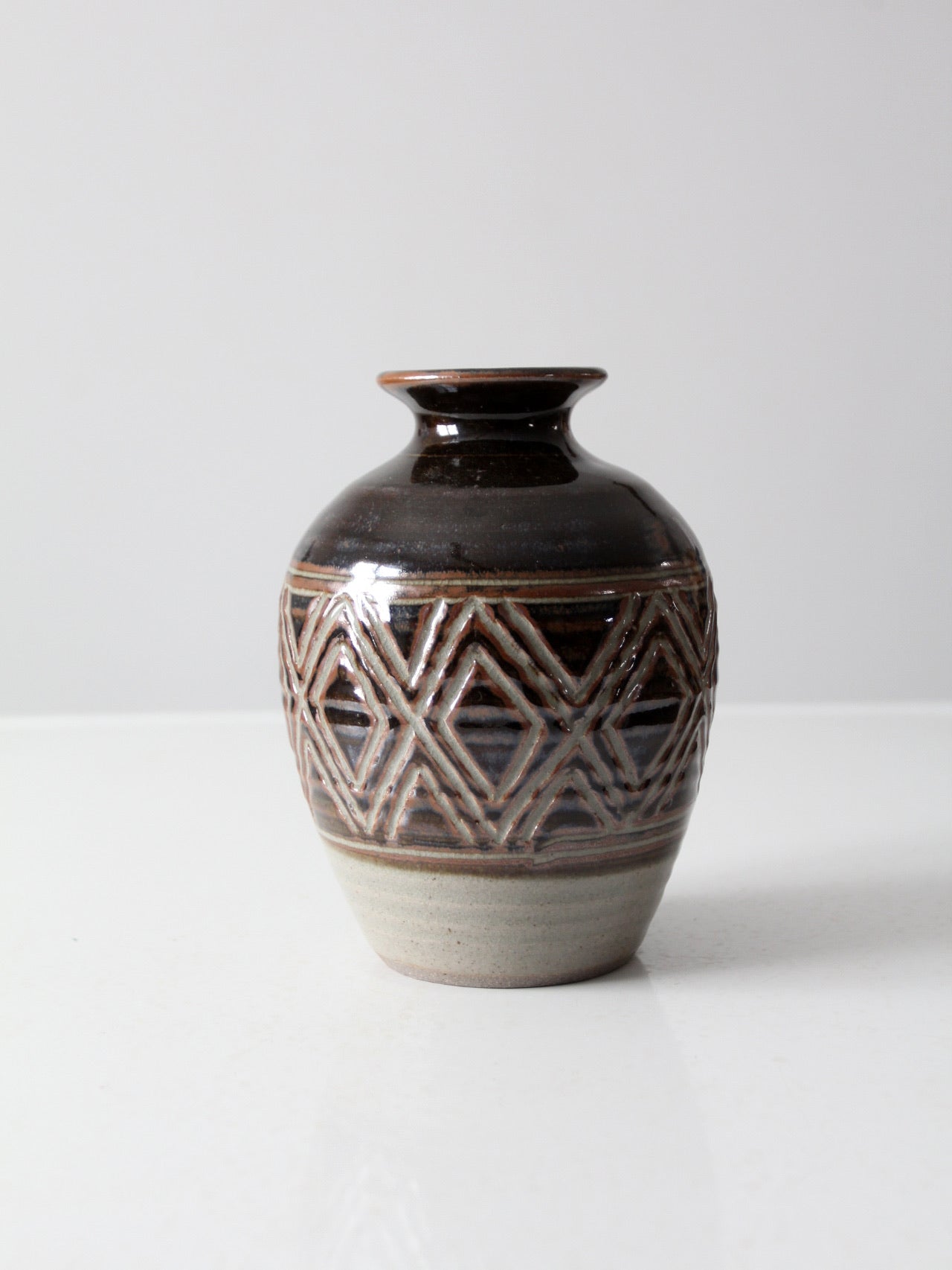 vintage studio pottery vase
