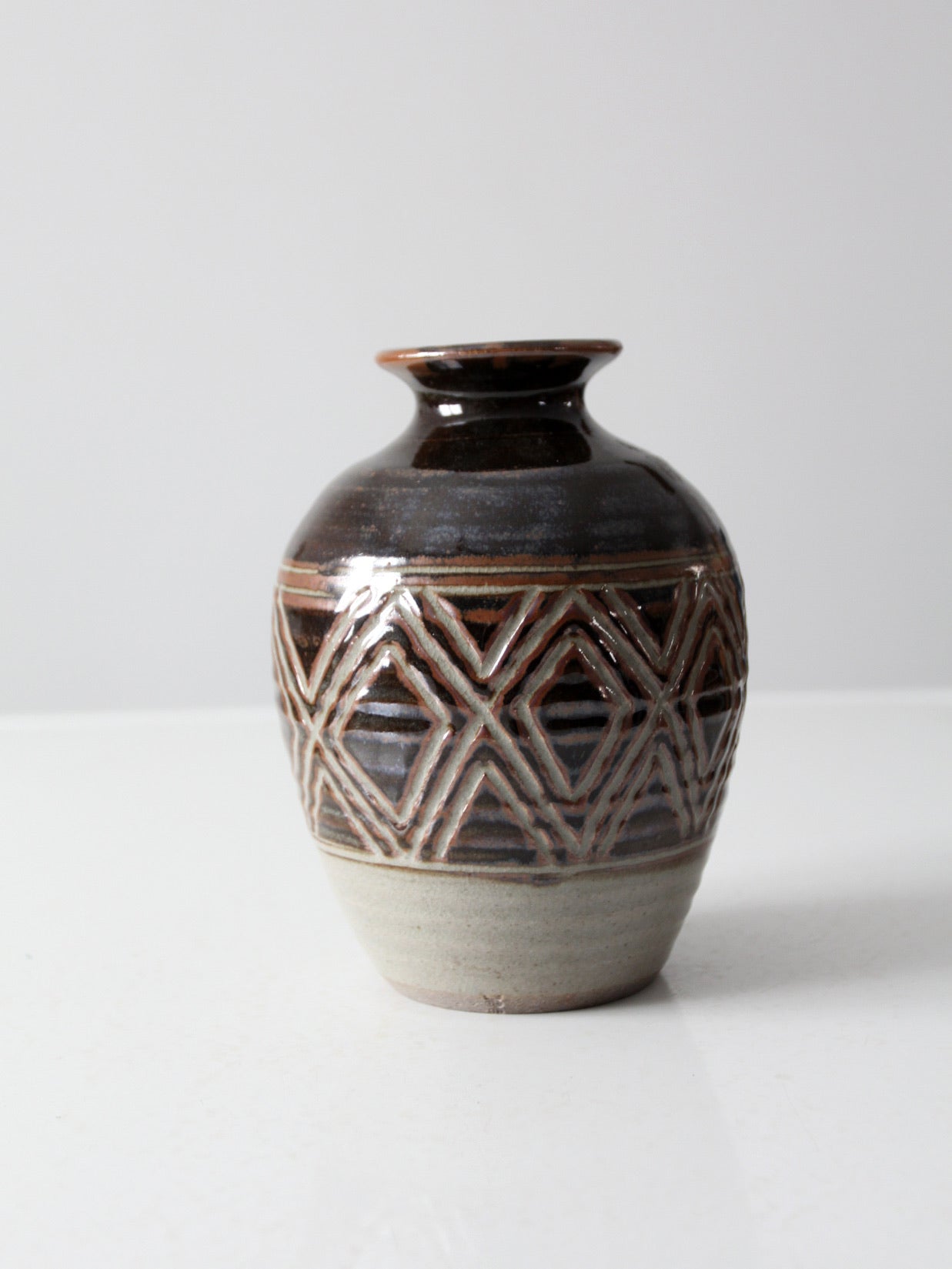 vintage studio pottery vase