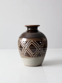 vintage studio pottery vase