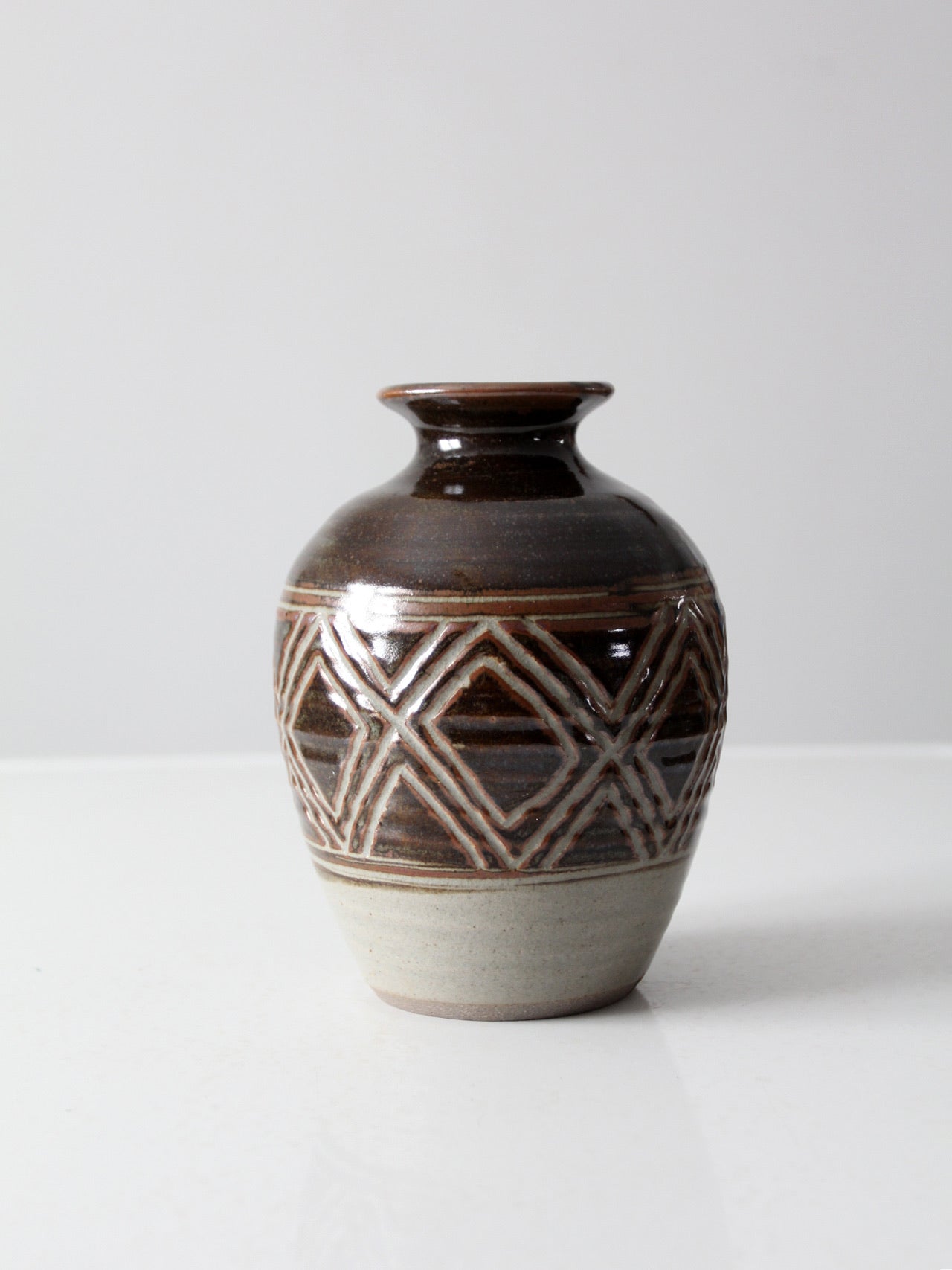 vintage studio pottery vase