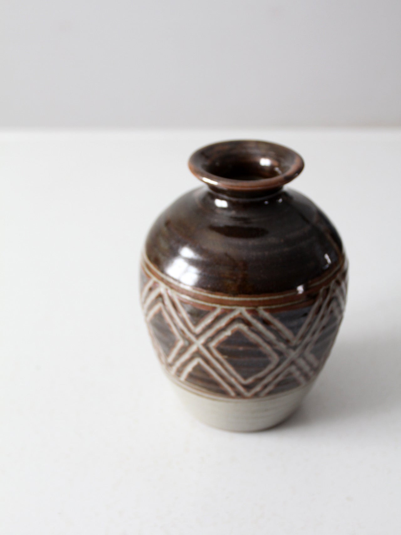 vintage studio pottery vase