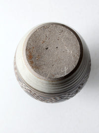 vintage studio pottery vase