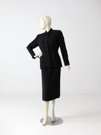 vintage 50s Gucci skirt suit