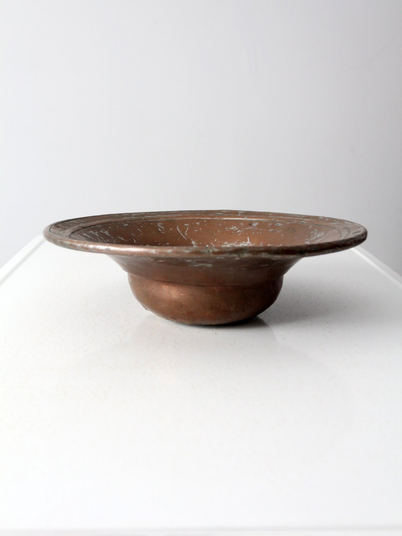 antique copper bowl