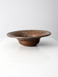 antique copper bowl