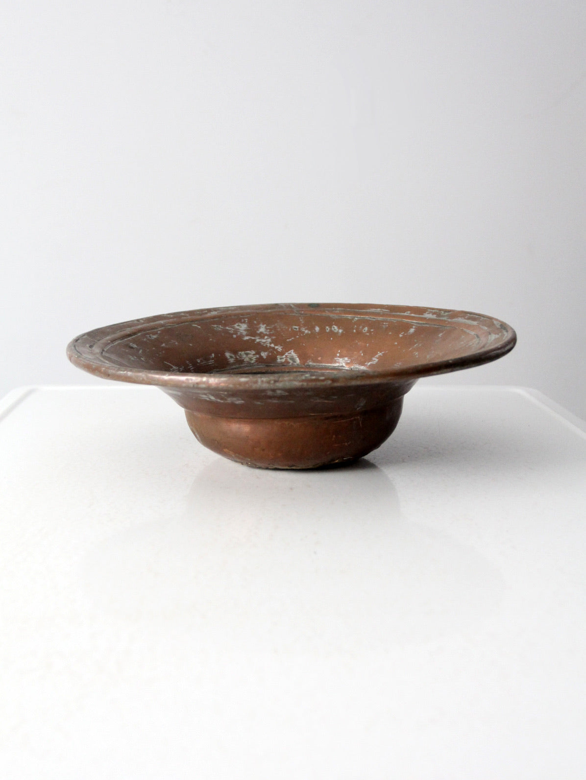 antique copper bowl