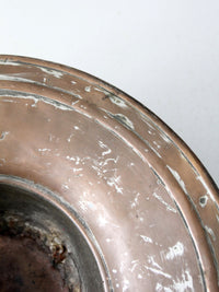 antique copper bowl