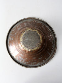 antique copper bowl