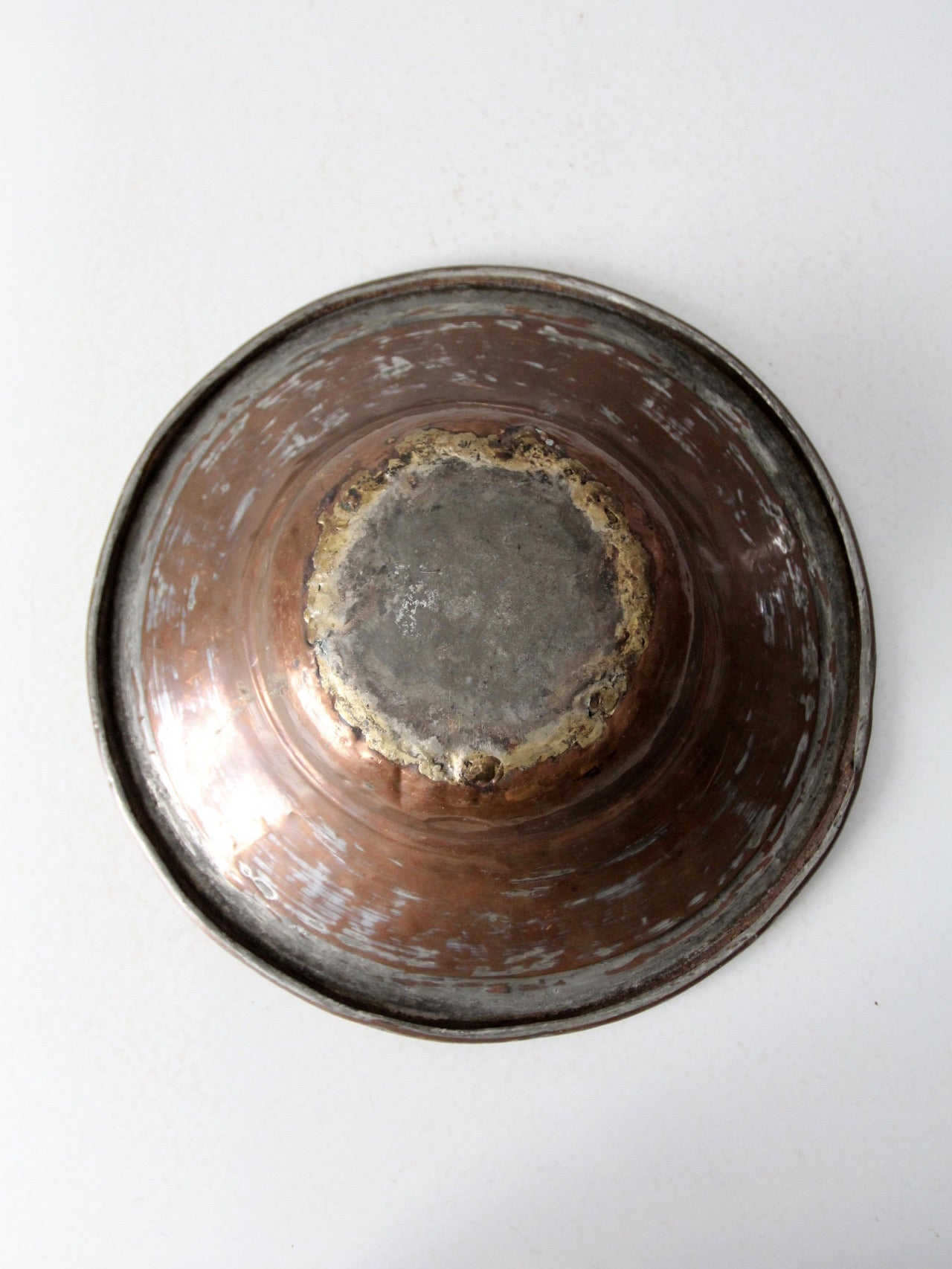 antique copper bowl