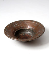 antique copper bowl